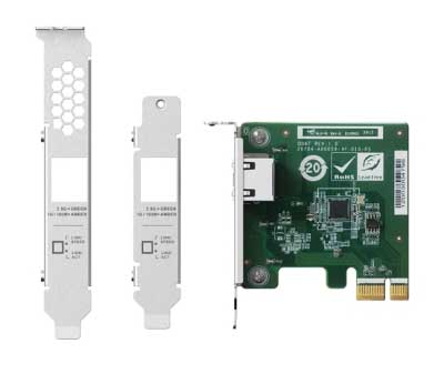 QXG-2G1T-I225 - Placa de expansão de rede 2,5GbE de porta única